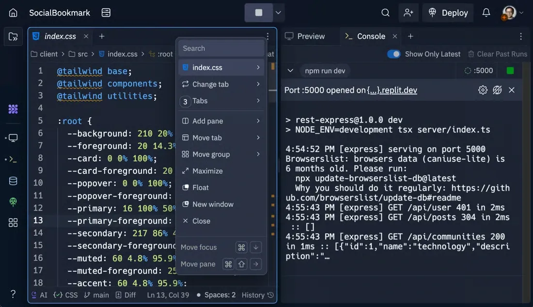 Replit Cloud Workspace Architecture Overview