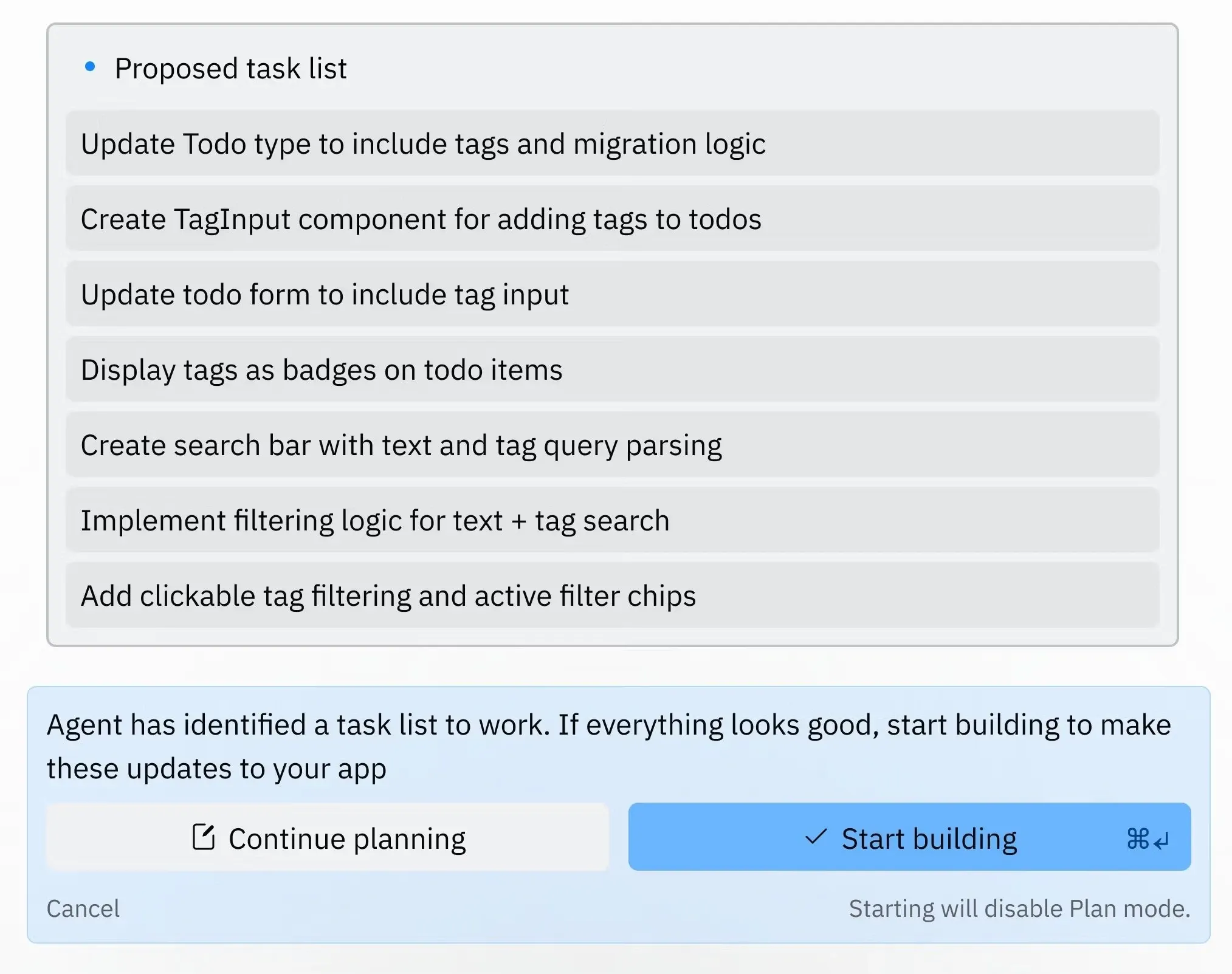 Replit Agent Autonomous Workflow and Plan Mode