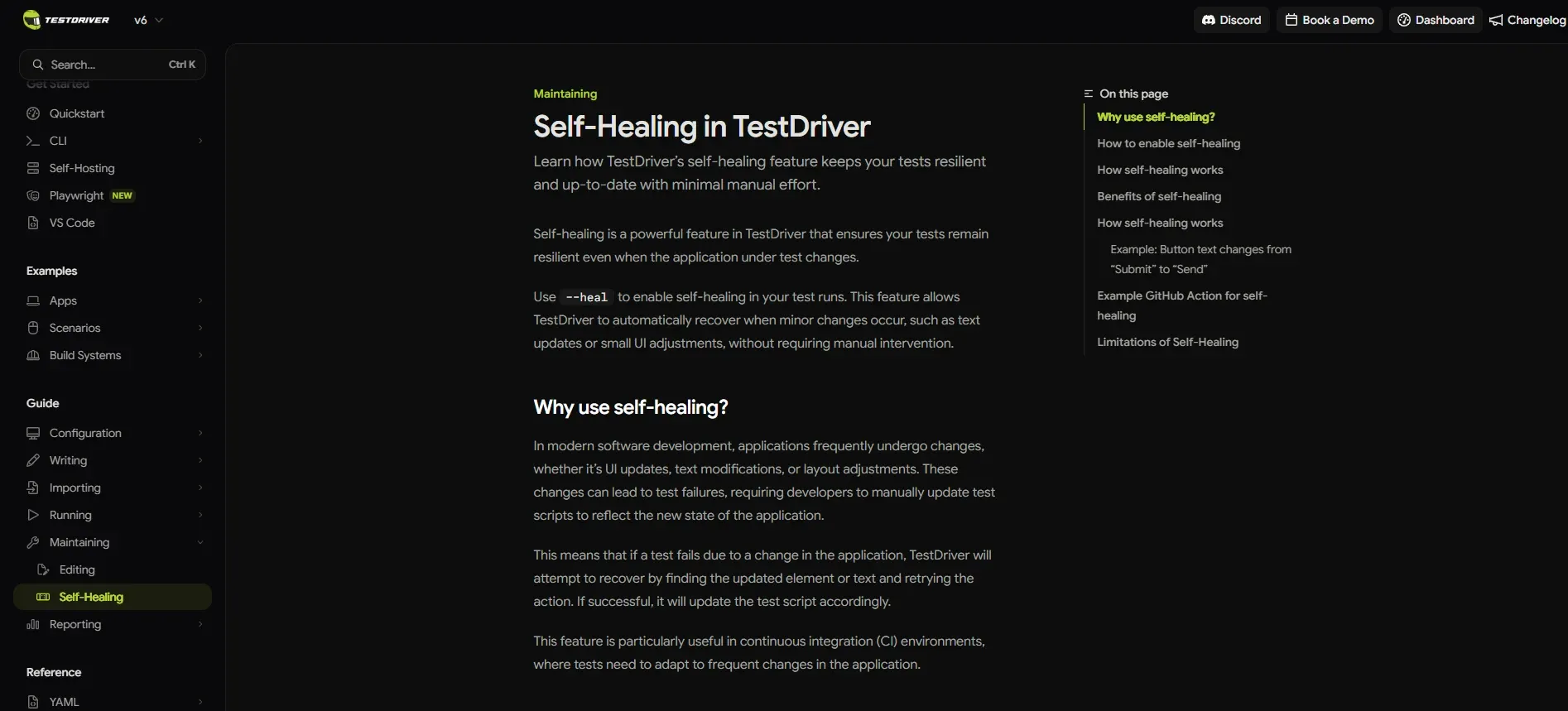 TestDriver regression test results and bug triage