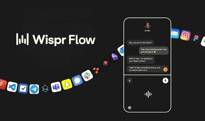 Wispr Flow cross-application voice typing and command palette